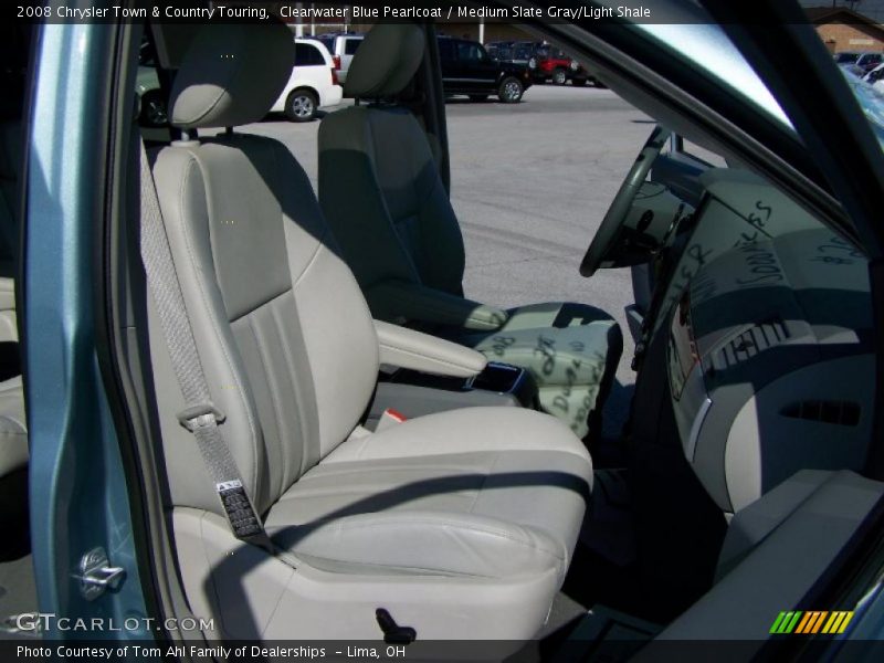 Clearwater Blue Pearlcoat / Medium Slate Gray/Light Shale 2008 Chrysler Town & Country Touring