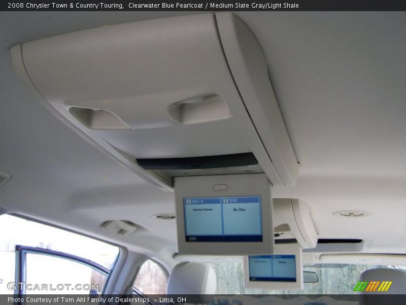 Clearwater Blue Pearlcoat / Medium Slate Gray/Light Shale 2008 Chrysler Town & Country Touring
