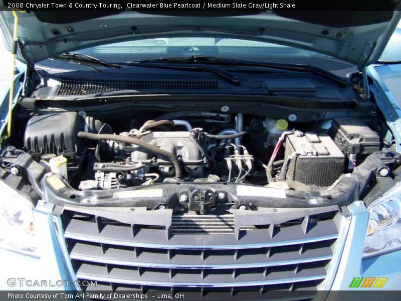 Clearwater Blue Pearlcoat / Medium Slate Gray/Light Shale 2008 Chrysler Town & Country Touring