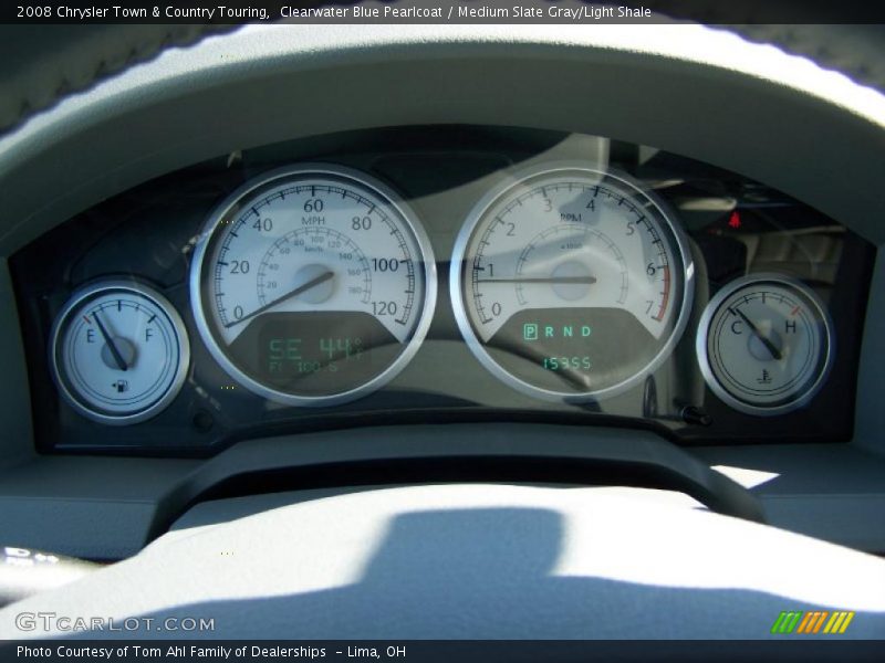 Clearwater Blue Pearlcoat / Medium Slate Gray/Light Shale 2008 Chrysler Town & Country Touring