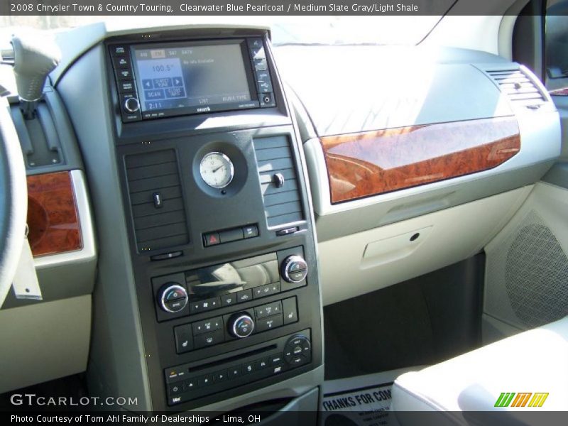 Clearwater Blue Pearlcoat / Medium Slate Gray/Light Shale 2008 Chrysler Town & Country Touring