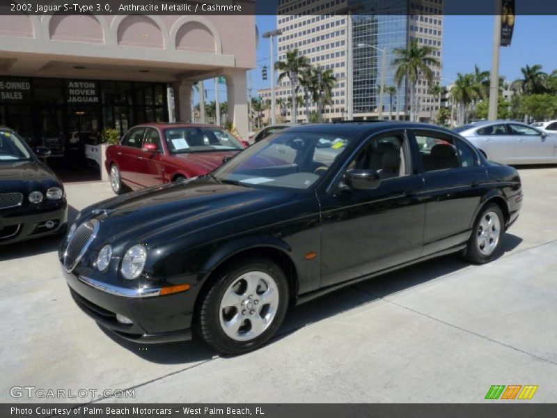 Anthracite Metallic / Cashmere 2002 Jaguar S-Type 3.0