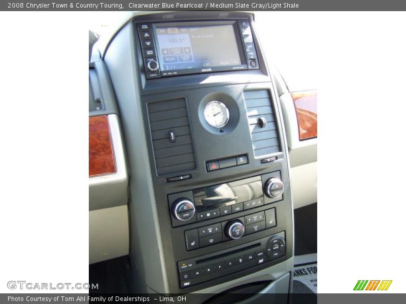 Clearwater Blue Pearlcoat / Medium Slate Gray/Light Shale 2008 Chrysler Town & Country Touring