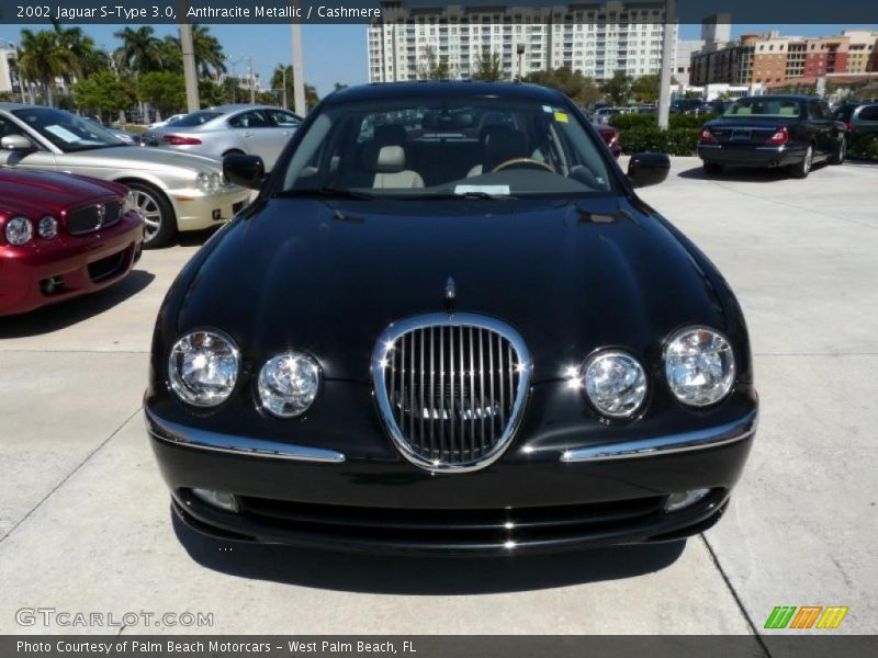 Anthracite Metallic / Cashmere 2002 Jaguar S-Type 3.0