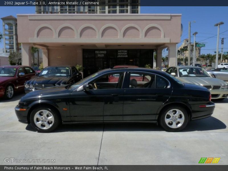 Anthracite Metallic / Cashmere 2002 Jaguar S-Type 3.0