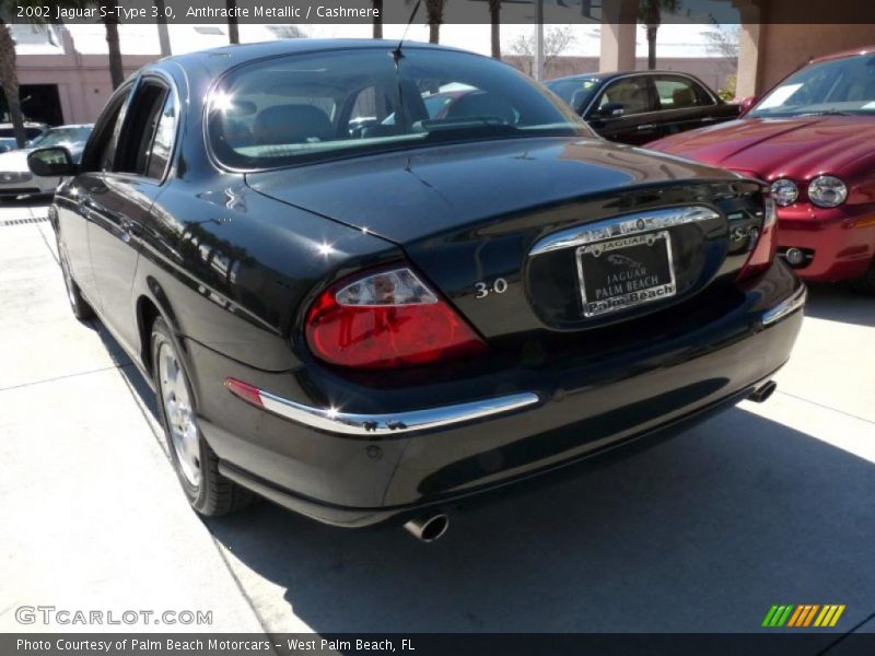 Anthracite Metallic / Cashmere 2002 Jaguar S-Type 3.0