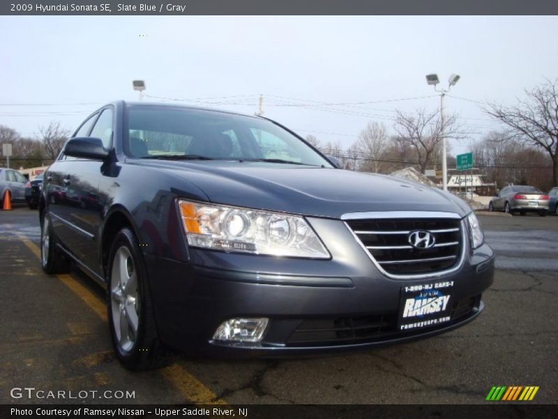 Slate Blue / Gray 2009 Hyundai Sonata SE