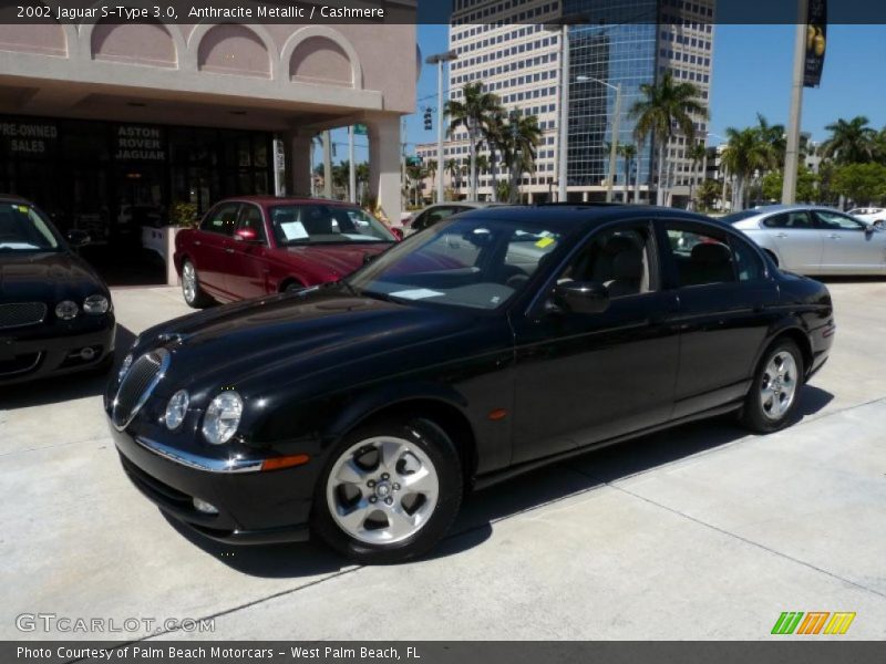 Anthracite Metallic / Cashmere 2002 Jaguar S-Type 3.0