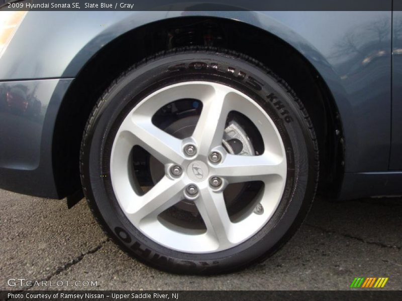 Slate Blue / Gray 2009 Hyundai Sonata SE