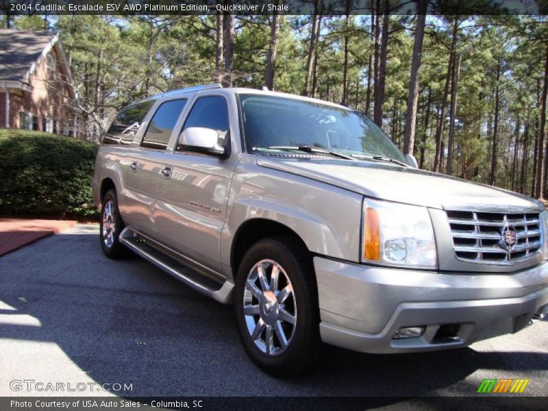 Quicksilver / Shale 2004 Cadillac Escalade ESV AWD Platinum Edition