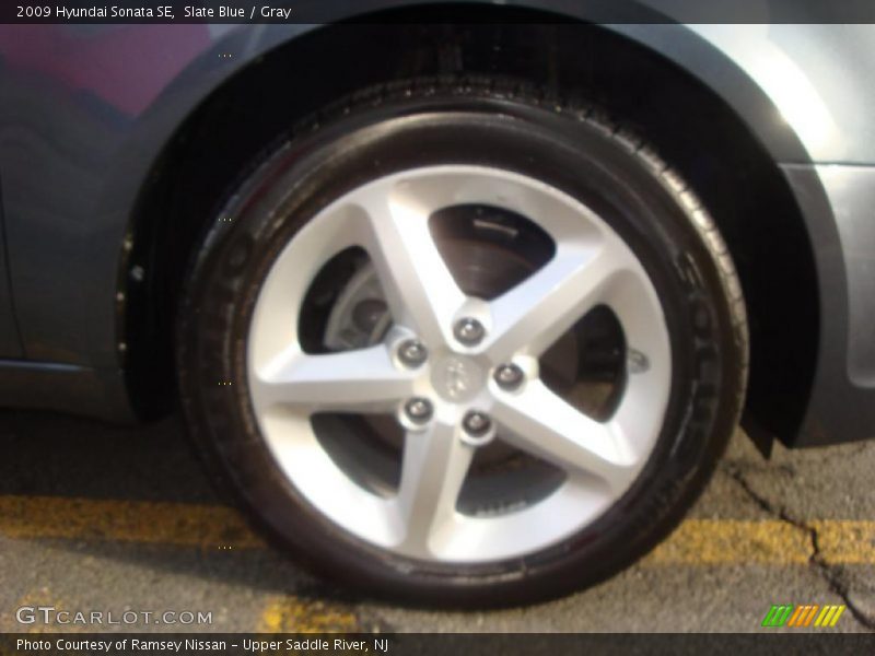 Slate Blue / Gray 2009 Hyundai Sonata SE