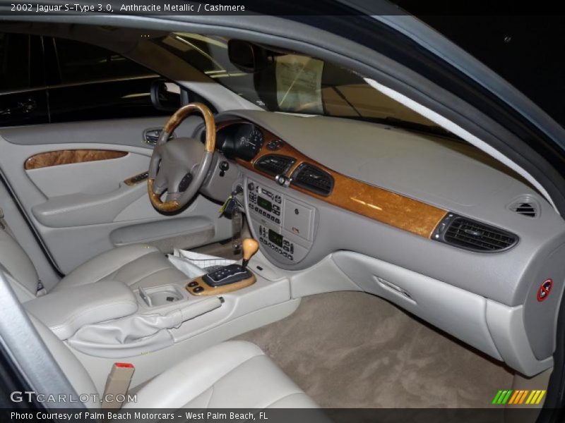 Anthracite Metallic / Cashmere 2002 Jaguar S-Type 3.0