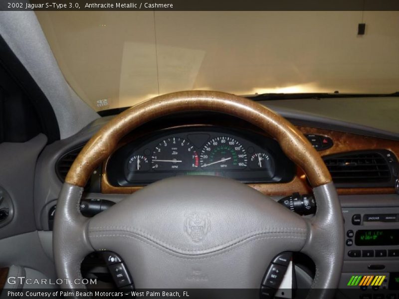 Anthracite Metallic / Cashmere 2002 Jaguar S-Type 3.0