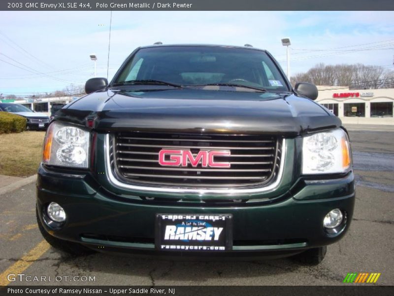 Polo Green Metallic / Dark Pewter 2003 GMC Envoy XL SLE 4x4