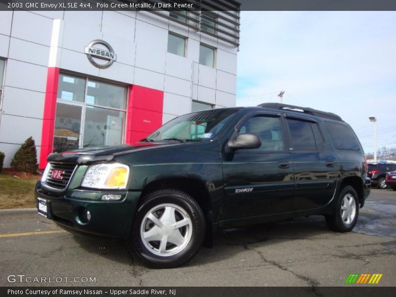 Polo Green Metallic / Dark Pewter 2003 GMC Envoy XL SLE 4x4