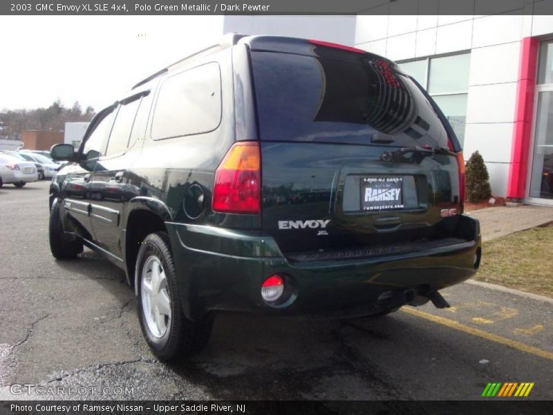 Polo Green Metallic / Dark Pewter 2003 GMC Envoy XL SLE 4x4
