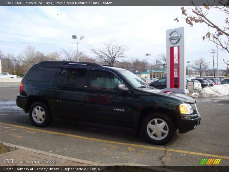 Polo Green Metallic / Dark Pewter 2003 GMC Envoy XL SLE 4x4