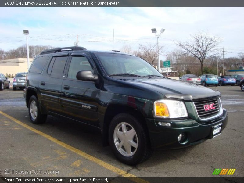 Polo Green Metallic / Dark Pewter 2003 GMC Envoy XL SLE 4x4