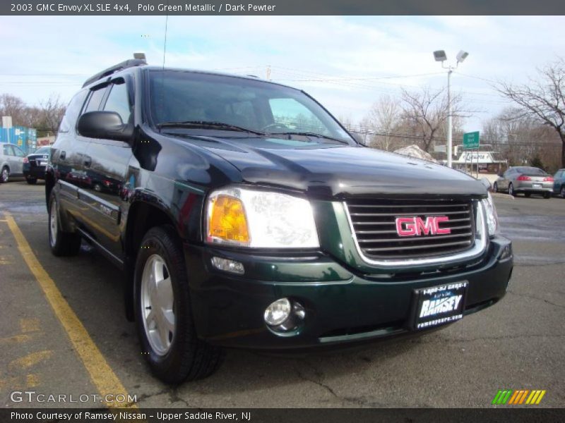 Polo Green Metallic / Dark Pewter 2003 GMC Envoy XL SLE 4x4
