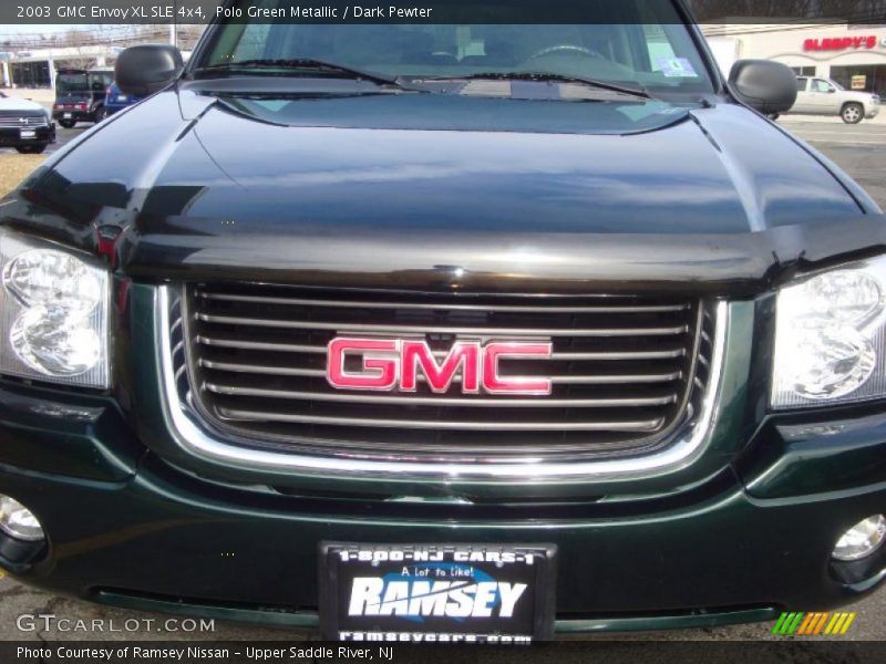 Polo Green Metallic / Dark Pewter 2003 GMC Envoy XL SLE 4x4