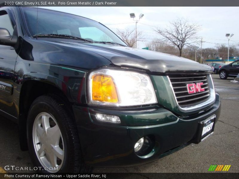 Polo Green Metallic / Dark Pewter 2003 GMC Envoy XL SLE 4x4