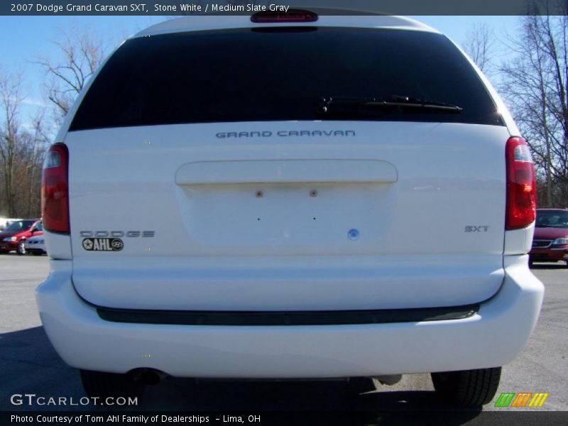 Stone White / Medium Slate Gray 2007 Dodge Grand Caravan SXT