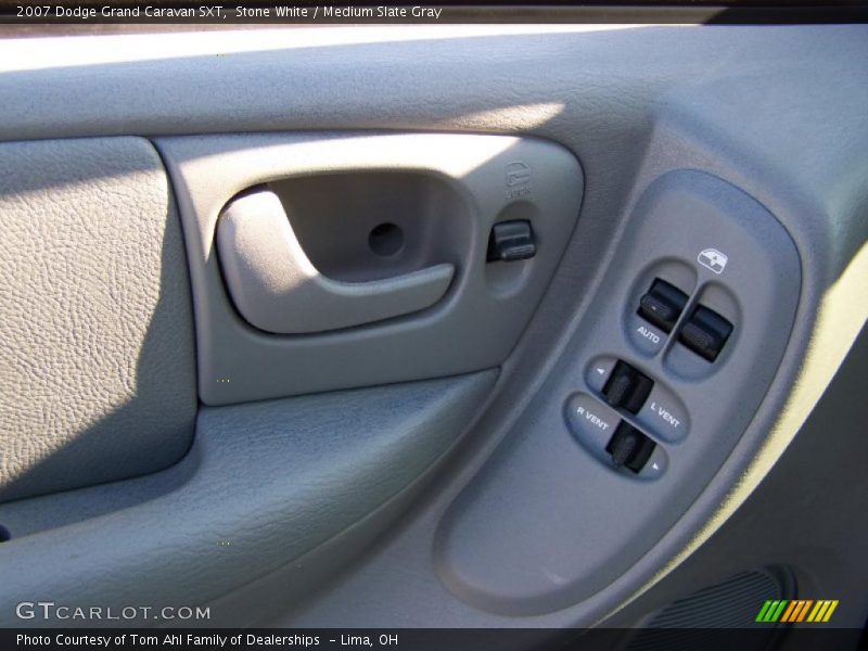 Stone White / Medium Slate Gray 2007 Dodge Grand Caravan SXT