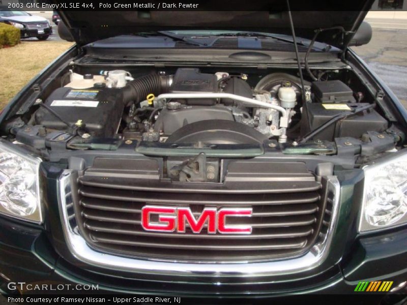 Polo Green Metallic / Dark Pewter 2003 GMC Envoy XL SLE 4x4