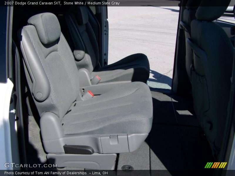 Stone White / Medium Slate Gray 2007 Dodge Grand Caravan SXT