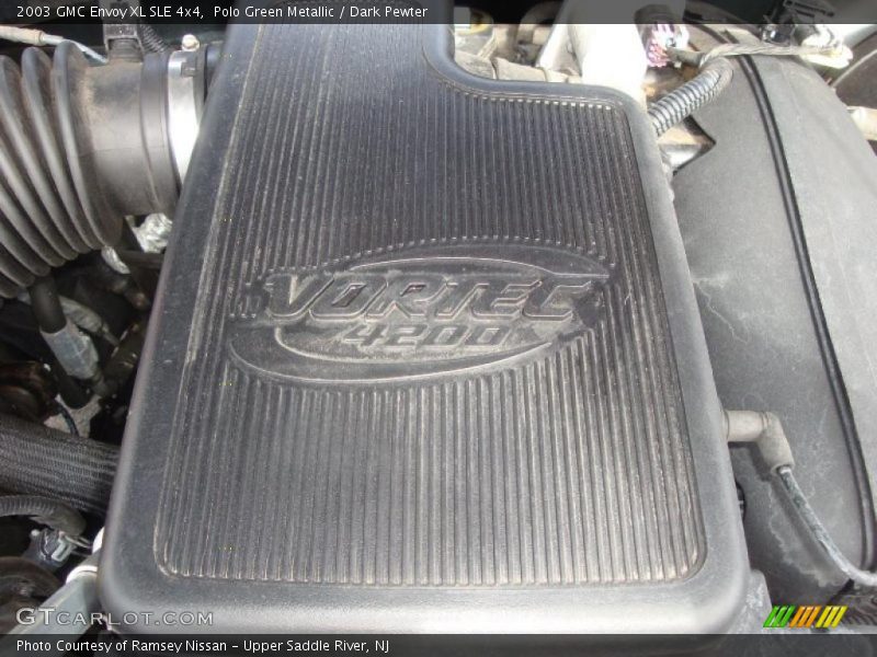 Polo Green Metallic / Dark Pewter 2003 GMC Envoy XL SLE 4x4