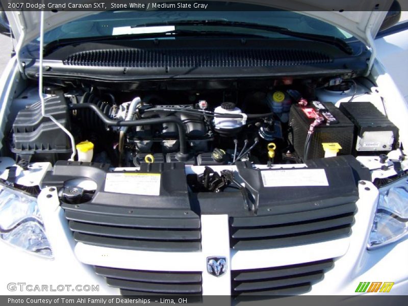 Stone White / Medium Slate Gray 2007 Dodge Grand Caravan SXT