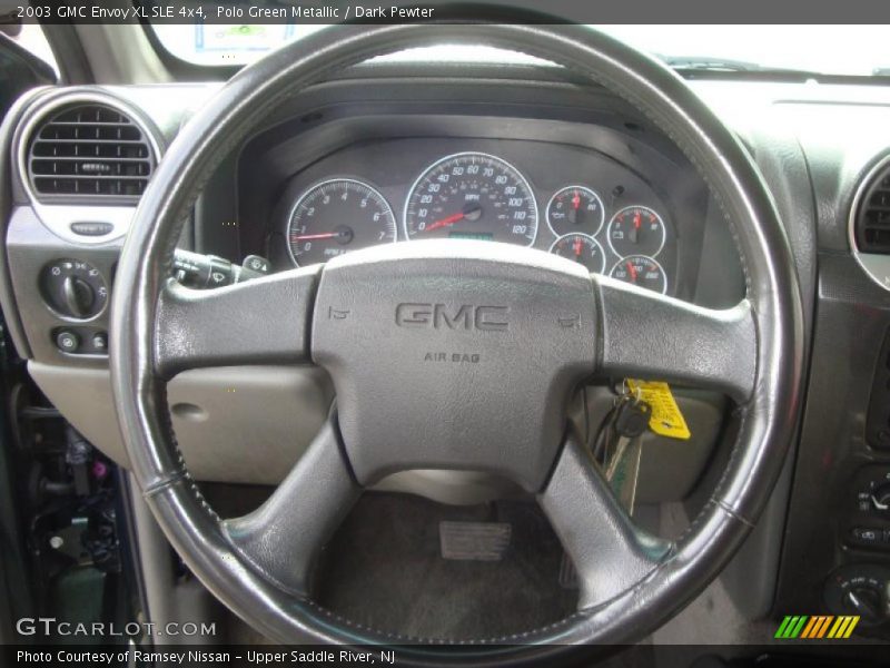 Polo Green Metallic / Dark Pewter 2003 GMC Envoy XL SLE 4x4