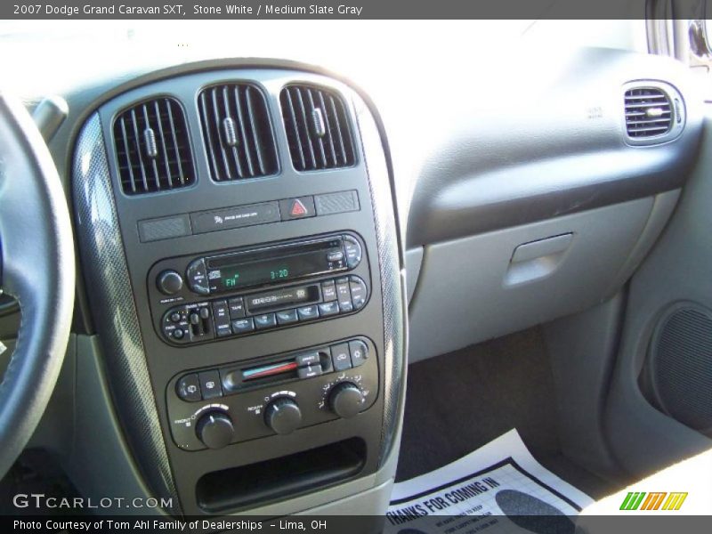 Stone White / Medium Slate Gray 2007 Dodge Grand Caravan SXT
