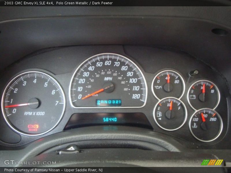 Polo Green Metallic / Dark Pewter 2003 GMC Envoy XL SLE 4x4