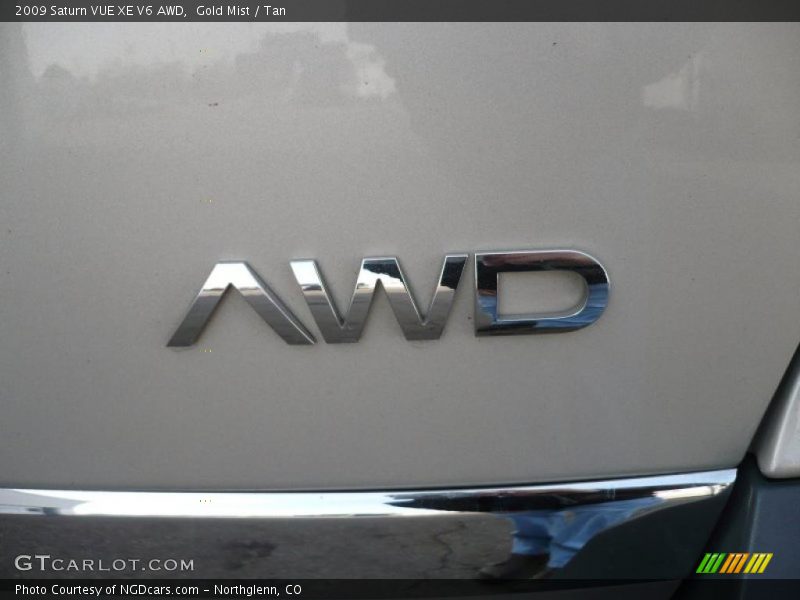 Gold Mist / Tan 2009 Saturn VUE XE V6 AWD