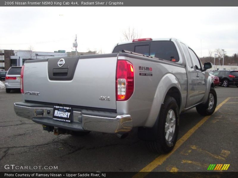 Radiant Silver / Graphite 2006 Nissan Frontier NISMO King Cab 4x4