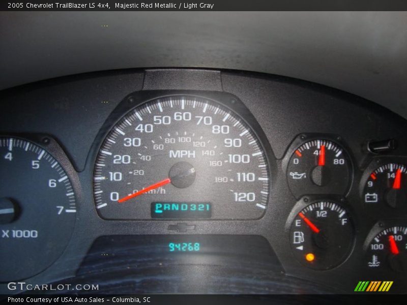 Majestic Red Metallic / Light Gray 2005 Chevrolet TrailBlazer LS 4x4