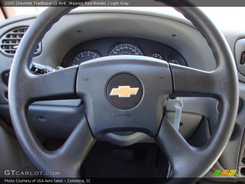Majestic Red Metallic / Light Gray 2005 Chevrolet TrailBlazer LS 4x4