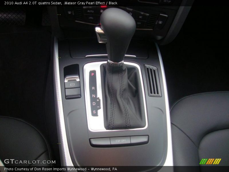 Meteor Gray Pearl Effect / Black 2010 Audi A4 2.0T quattro Sedan