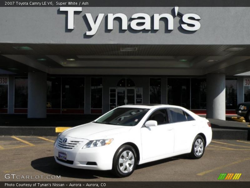Super White / Ash 2007 Toyota Camry LE V6