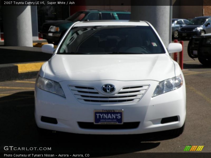 Super White / Ash 2007 Toyota Camry LE V6