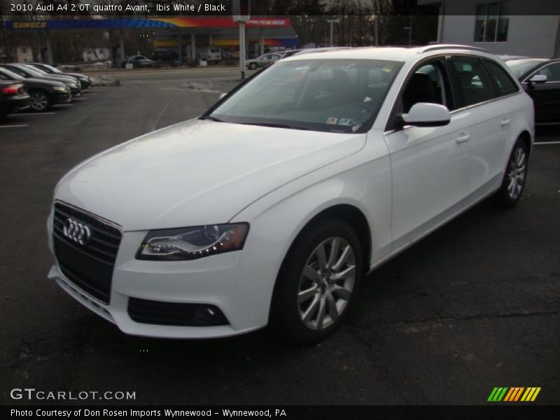 Ibis White / Black 2010 Audi A4 2.0T quattro Avant