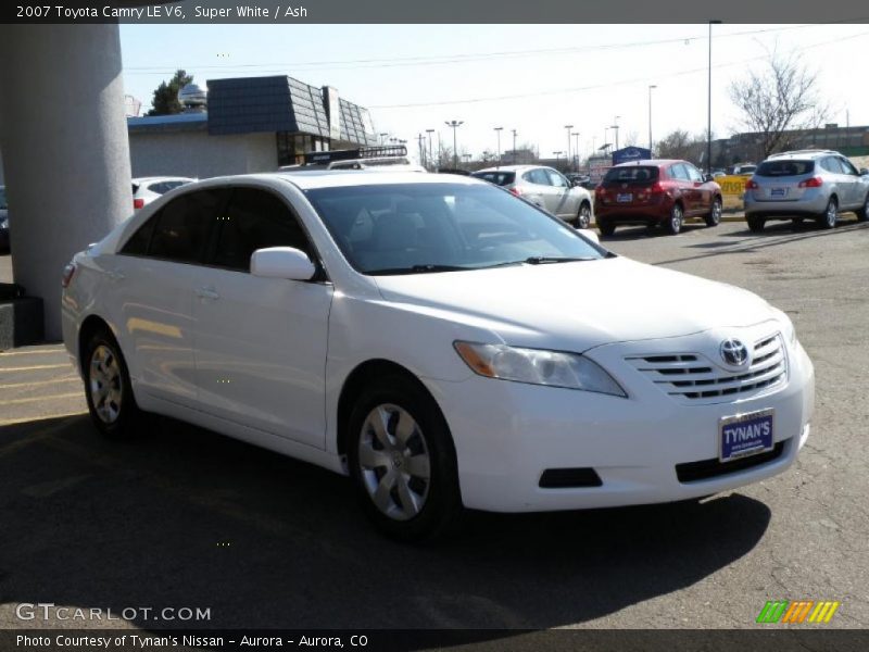 Super White / Ash 2007 Toyota Camry LE V6