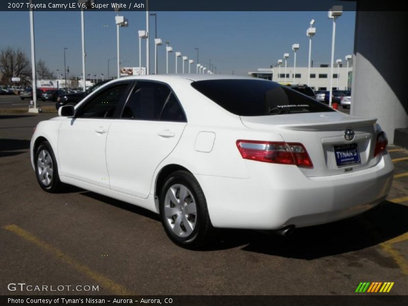 Super White / Ash 2007 Toyota Camry LE V6