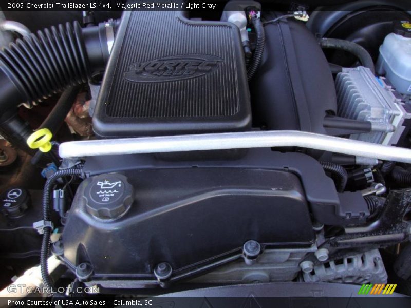 Majestic Red Metallic / Light Gray 2005 Chevrolet TrailBlazer LS 4x4