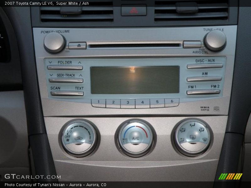 Super White / Ash 2007 Toyota Camry LE V6