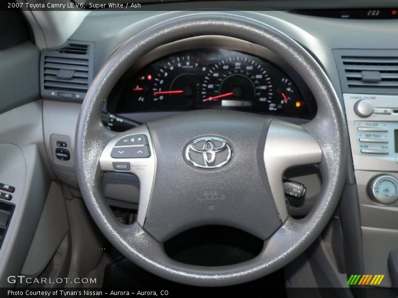 Super White / Ash 2007 Toyota Camry LE V6
