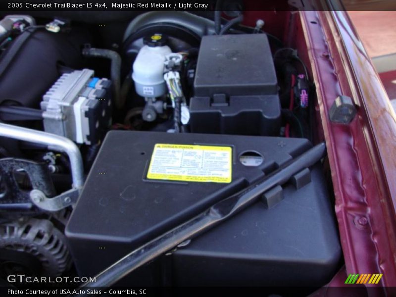 Majestic Red Metallic / Light Gray 2005 Chevrolet TrailBlazer LS 4x4