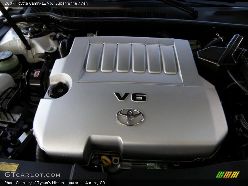 Super White / Ash 2007 Toyota Camry LE V6