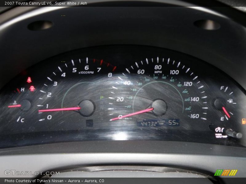 Super White / Ash 2007 Toyota Camry LE V6